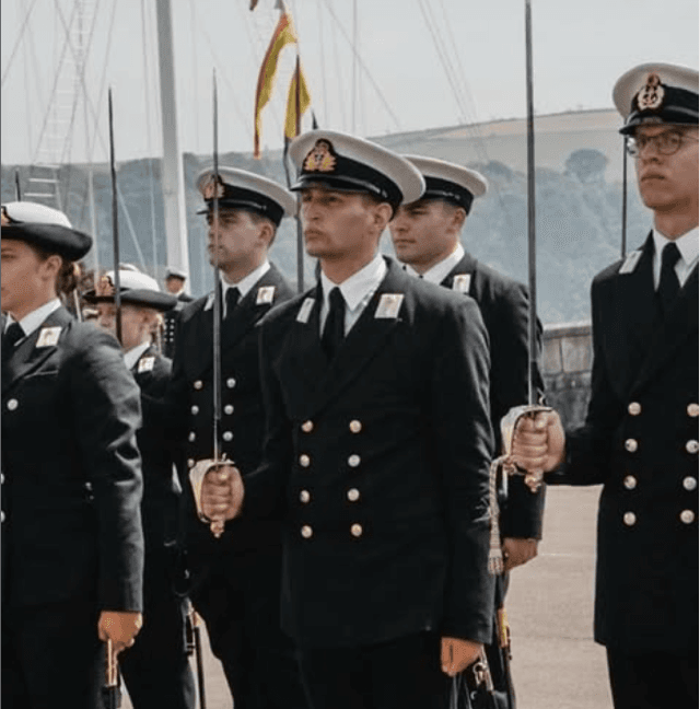 James Bush in Navy uniform